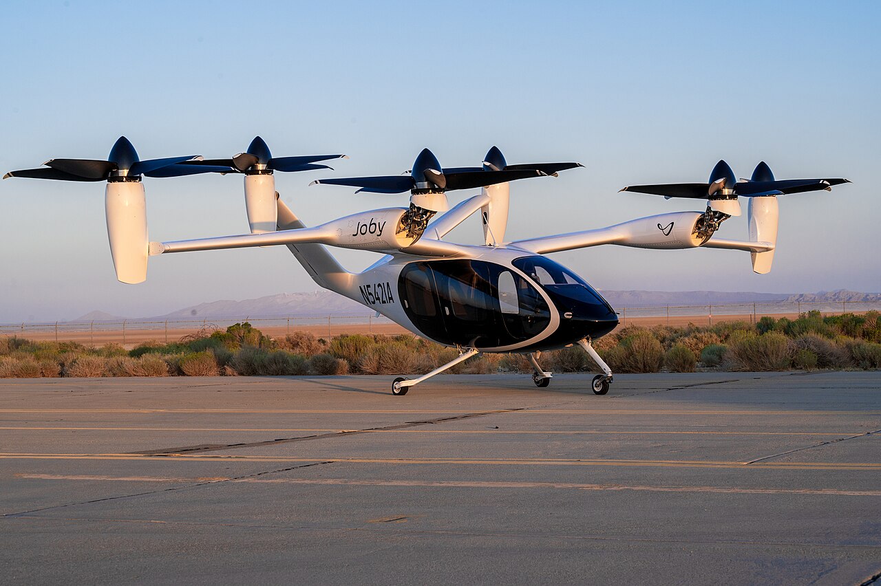 Joby Aviation S4 eVTOL aircraft at Edwards Air Force Base